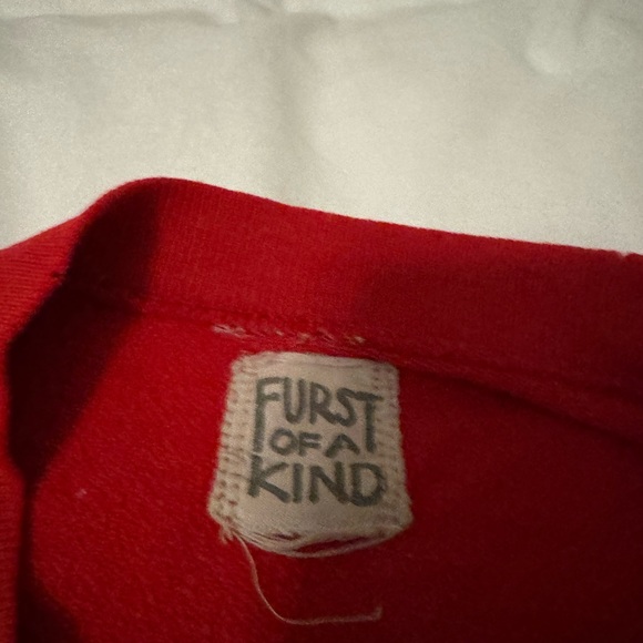 LF Furst of a Kind Vintage Distressed Cropped Sweatshirt Indiana Hoosiers - Picture 3 of 4